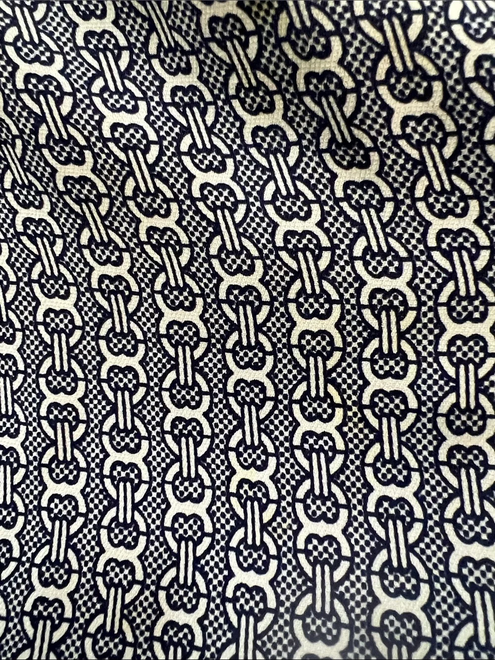 Tory Burch Rampling Silk Midi Dress Gemini Link Pattern 10